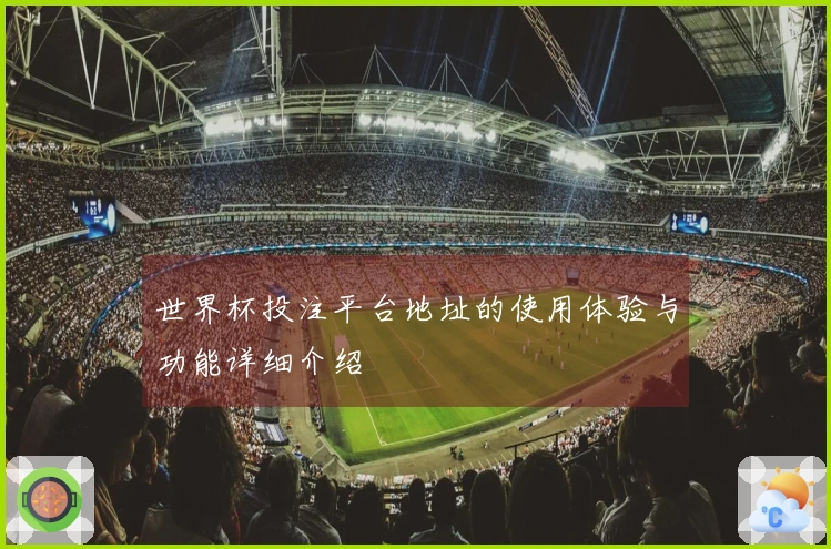 世界杯投注平台地址的使用体验与功能详细介绍